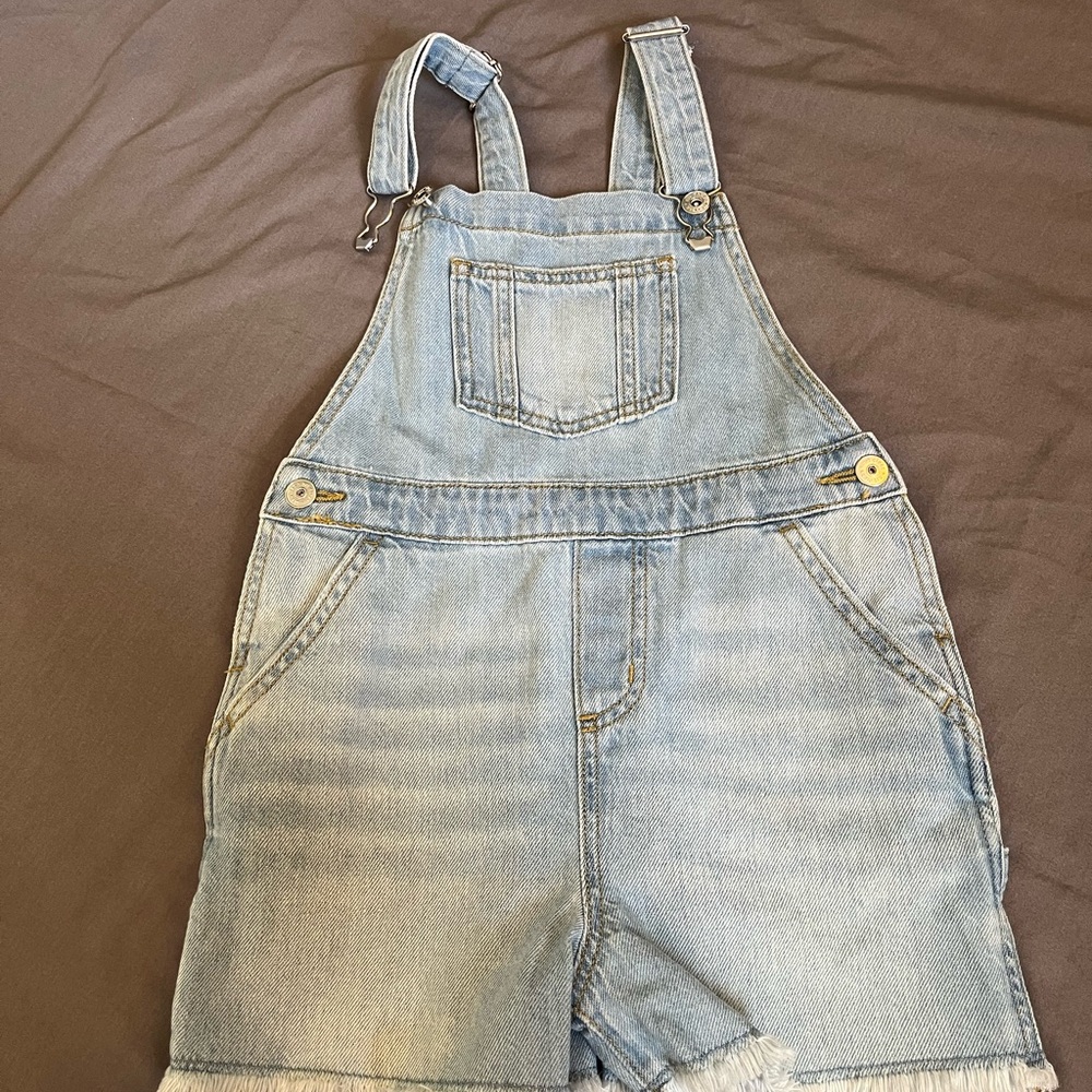 Art Class Blue Jumpsuit with Adjustable Straps